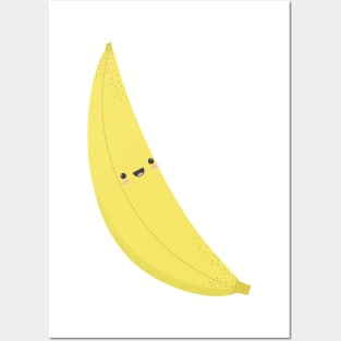 Happy cute banana Posters and Art